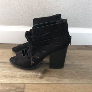Black Laced Booties
